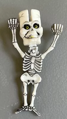 Vtg Plastic Skeleton Head Knocker Noise Maker Halloween Party Favor Toy (Lot #2) • $20