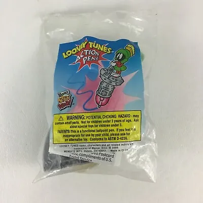 $15.25 • Buy Looney Tunes Action Pens Wendy's Kids Meal Toy Marvin The Martian Vintage Sealed