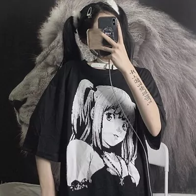 Anime Death Notes Misa Amane Sweater Knit T Shirt Cosplay Costumes Harajuku Tube • $56.69