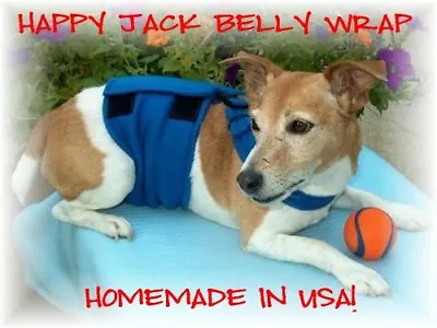 HAPPY JACK BEST DOG DIAPER -The Original NONSLIP Male Dog Diaper Belly Wrap Band • $22.99