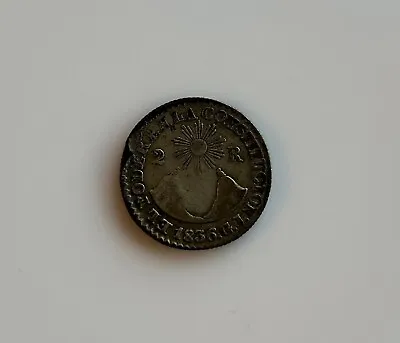 Ecuador 2 Reales 1836 Great Condition Rare Coin • $220