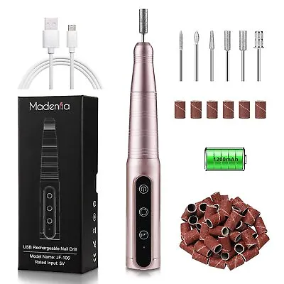 Electric Madenia Nail Drill Nail Drill Machine For Nail Manicure Pedicure Tools • $27.99