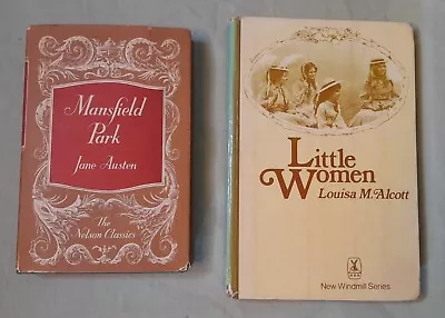 Vintage Books Jane Austen Mansfield Park And Louisa M. Alcott Little Women • £10