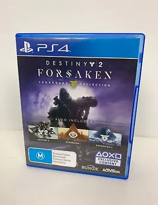 Sony Playstation 4 Destiny 2 Forsaken Game Legendary Collection R4 PAL AUS/NZ • $9.95