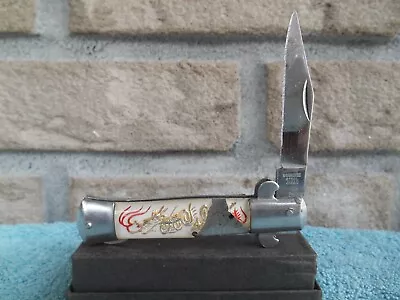 Vintage Stiletto Styled Folding Lock Back Pocket Knife Japan BULLFIGHTING • $14.95