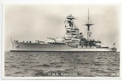 £10 • Buy HMS RAMILLIES Revenge / R-class Battleship Royal Navy Unused RP PC