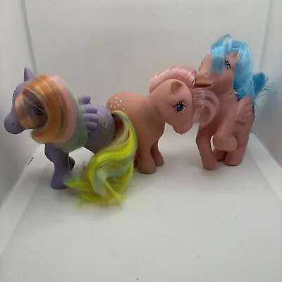 MLP My Little Pony G1 Bait Lot 3 Cotton Candy Firefly Tickle Hasbro Vintage • $22.99