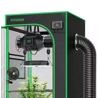 VIVOSUN GIY-B22 Smart Grow Tent Kit W/ VS1000 LED Grow LightWifi-Control Auto • $319.99