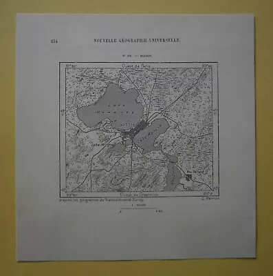 1892 Perron Map MADISON WISCONSIN #109 • $20