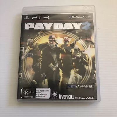 Payday 2 PS3 EUC • $15