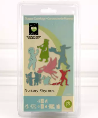 Cricut Nursery Rhymes Shapes Cartridge Die Cutting Machine Cartridge New Sealed • $16.39