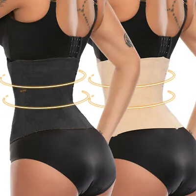 Women 2in1 Postpartum Belly Recovery Band Tummy Control Shapewear Maternity Belt • £12.88