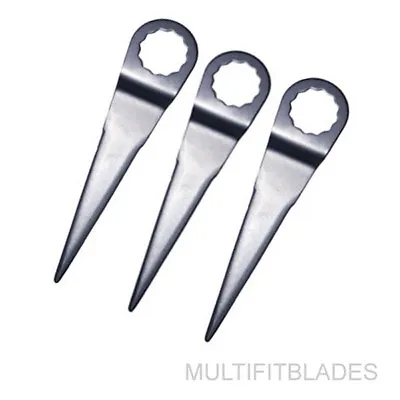 £12.55 • Buy 3 X 3-1/2  Flush Cut Tapered Sealant Blades -Fein Supercut, Festool Vecturo Fit 