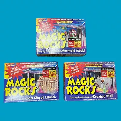 LOT OF 3 Vintage Magic Rocks Sets NOS • $84.99