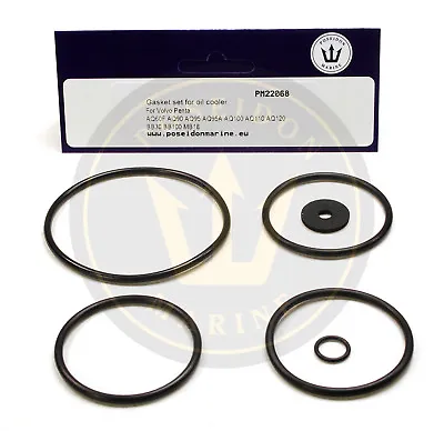 Oil Cooler Seal Kit For Volvo Penta AQ60F AQ90 AQ95 AQ95A AQ100 AQ110 AQ120 BB30 • $7.90