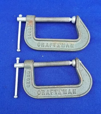 Vintage Craftsman C-Clamp Lot Of (2) - Model 66675 • $21.95