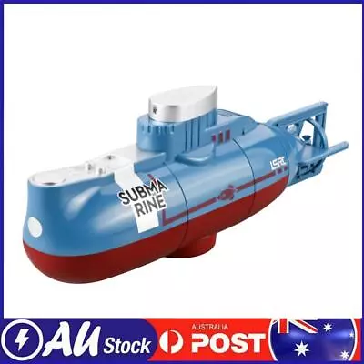 Mini RC Submarine 6CH Radio Control Submarine For Aquarium Kids Toy (Blue) • $32.29