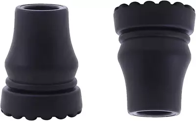 Rubber Cane Tips 3/4 Inch Heavy Duty Walking Cane Tips Non-Slip Sturdy Replaceme • $11.83