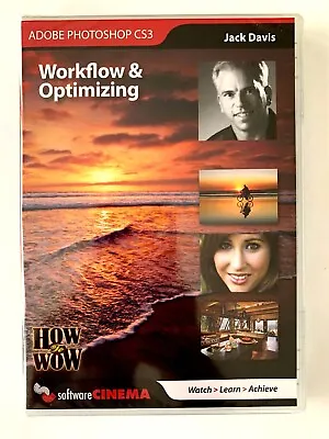 $39.99 • Buy Software Cinema CD-Rom: Adobe Photoshop CS3 How To Wow - Workflow & Optimizing