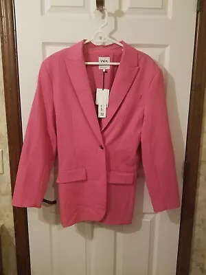 New Xs Zara Join Life Pink Blazer Wide Shoulder • $34.90