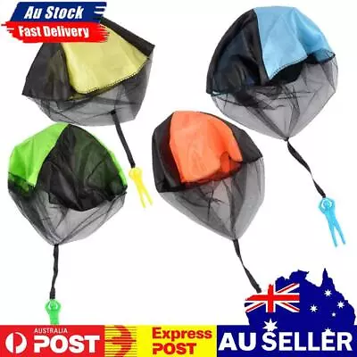 Hand Throwing Kids Mini Play Parachute Toy Man Model Outdoor Sports Toys • $9.45