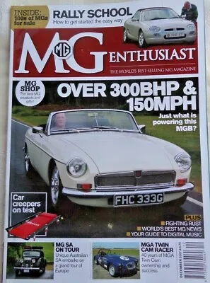 MG Enthusiast Magazine Dec 2007 Vol37 No12 MGB Cosworth. SA Road Trip Classics  • $4.96
