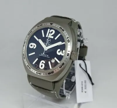 £100.99 • Buy Men's Watch, BLACK AVIO, Case 40mm, AVIO MILANO, Watch Strap Gray, Made IN Italy