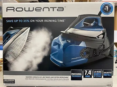 Rowenta Perfect Steam Pro Stainless Steel Iron 1800W DG8624 Blue Steamer US Sell • $269.99