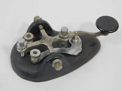 McElroy Straight Steam Telegraph Morse Code CW Key (good Condition) • $80