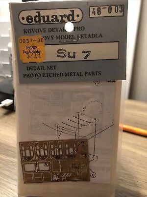 1/48 Eduard Su-7 Photo-etched Set 48-003 • $8