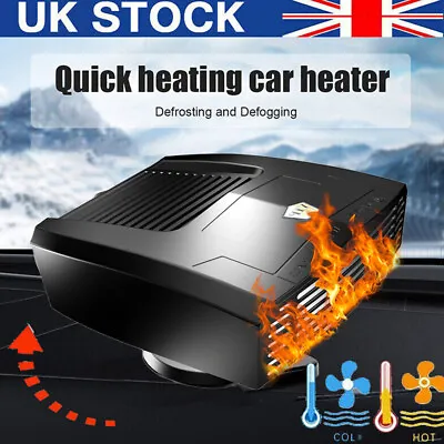 300W Car Heater 12V Windshield Heating Fan Defogger Defroster Demister Portable • £7.99