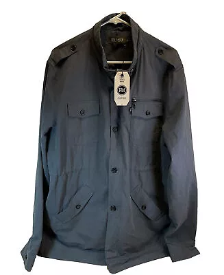 Wolf & Man Military Style Dusky Blue Light  Jacket Men’s SZ XL Alpha Bred NWT • $19.99