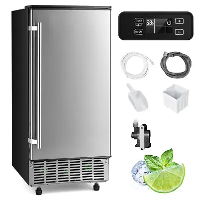 Built-in Ice Maker Free-Standing/Under Counter Machine 80lbs/Day W/ Drain Pump • $889.95