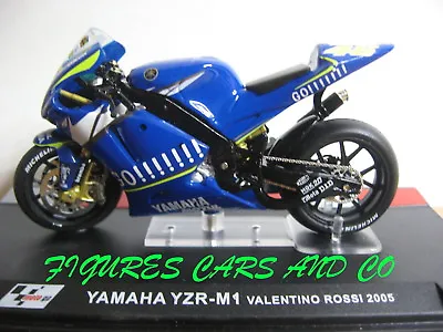  2005 Yamaha YZR-M1 VALENTINO ROSSI 2 SERIES GP 1/24 MOTORCYCLE  • $11.73