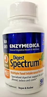 Enzymedica Digest Spectrum 90Veg Caps. Digestive & Energy Support NEW SEALED • $26.99