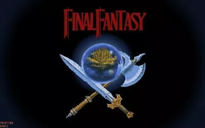 525722 FINAL FANTASY Classic Vintage Arcade Atari Sega 16x12 WALL PRINT POSTER • $13.95