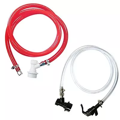 3/16  Ball Lock Beer Line Assembly & 5/16  Ball Lock Gas Line Assembly For Be... • $29.50