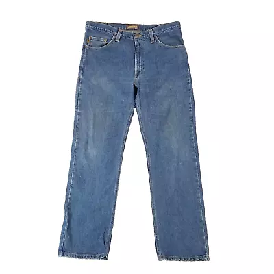 DG Diamond Gusset Jeans Men's 38x34 Regular Fit Straight Blue Denim Pants • $34.91