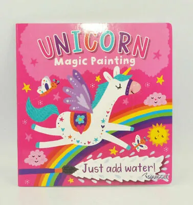 Unicorn Magic Painting Activity Book Fun Kids Paint Book Colouring Drawing • £3.79