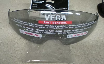 NOS Vega Helmet Insight Full Face Helmet Drop Down Shield Light Smoke 95-6803-01 • $14.44