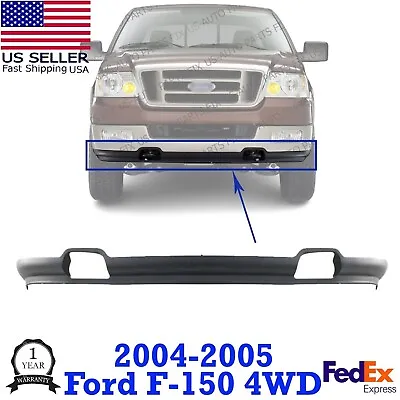 New Front Lower Valance Spoiler With Tow Hook Holes For 2004-2005 Ford F-150 4WD • $88