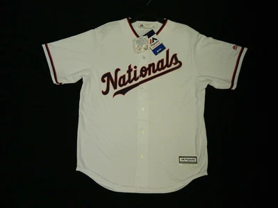 $40 • Buy Official Washington Nationals 2019 Limited Edition White Cool Base Jersey Medium