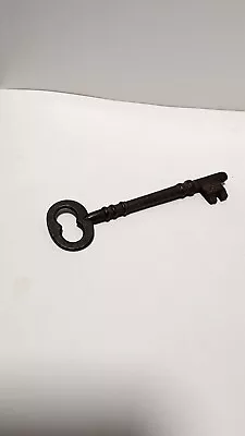 Antique KEY 18th C. English Castle Door Church Jail House Lock 4  L Complex Bit • $75