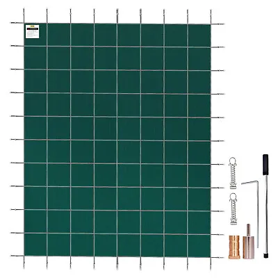 VEVOR Mesh Winter Pool Safety Cover 16'x28' For 14'x26' In-Ground Pool Outdoor • $273.99