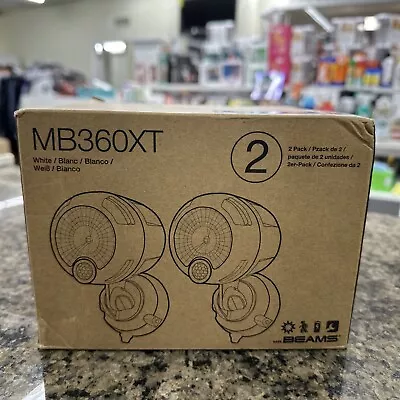 Beams MB360XT 200 Lumen Wireless Battery Operated Powered 2-Pack White  • $29.99