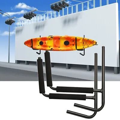 $39.99 • Buy 1Pair Kayak Storage Rack Hanger Supporter Carrier Surfboard Holder Wall Bracket