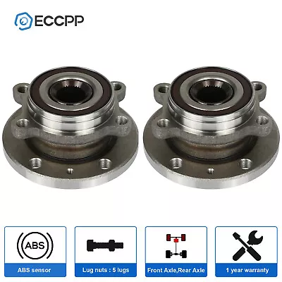 2Pcs Wheel Hub Bearing Front For Audi TT A3 Q3 Quattro VW Passat Jetta CC Beetle • $50.99