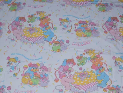 Vintage Popples Twin Flat Sheet 1986 Bibb Company • $19.12