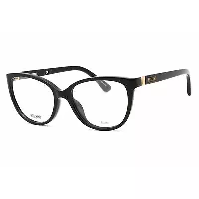 Moschino Women's Eyeglasses Clear Demo Lens Black Round Frame MOS559 0807 00 • $57.89