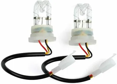 $18.88 • Buy 2pcs 12V Hideaway Emergency Flashing Strobe Lights Spare Replacement Bulbs White